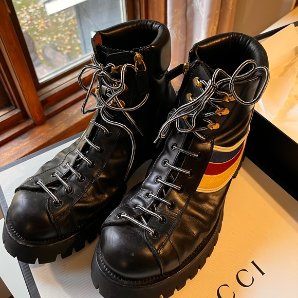 Horse Calf/Lavaredo Gucci Boots US 10 - Picture 12 of 14